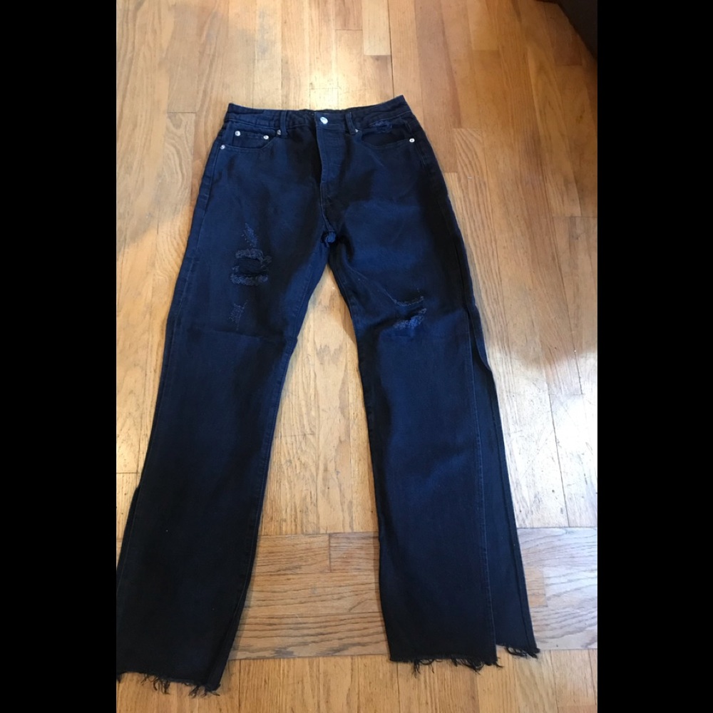 NWT black Adika jeans size Large!